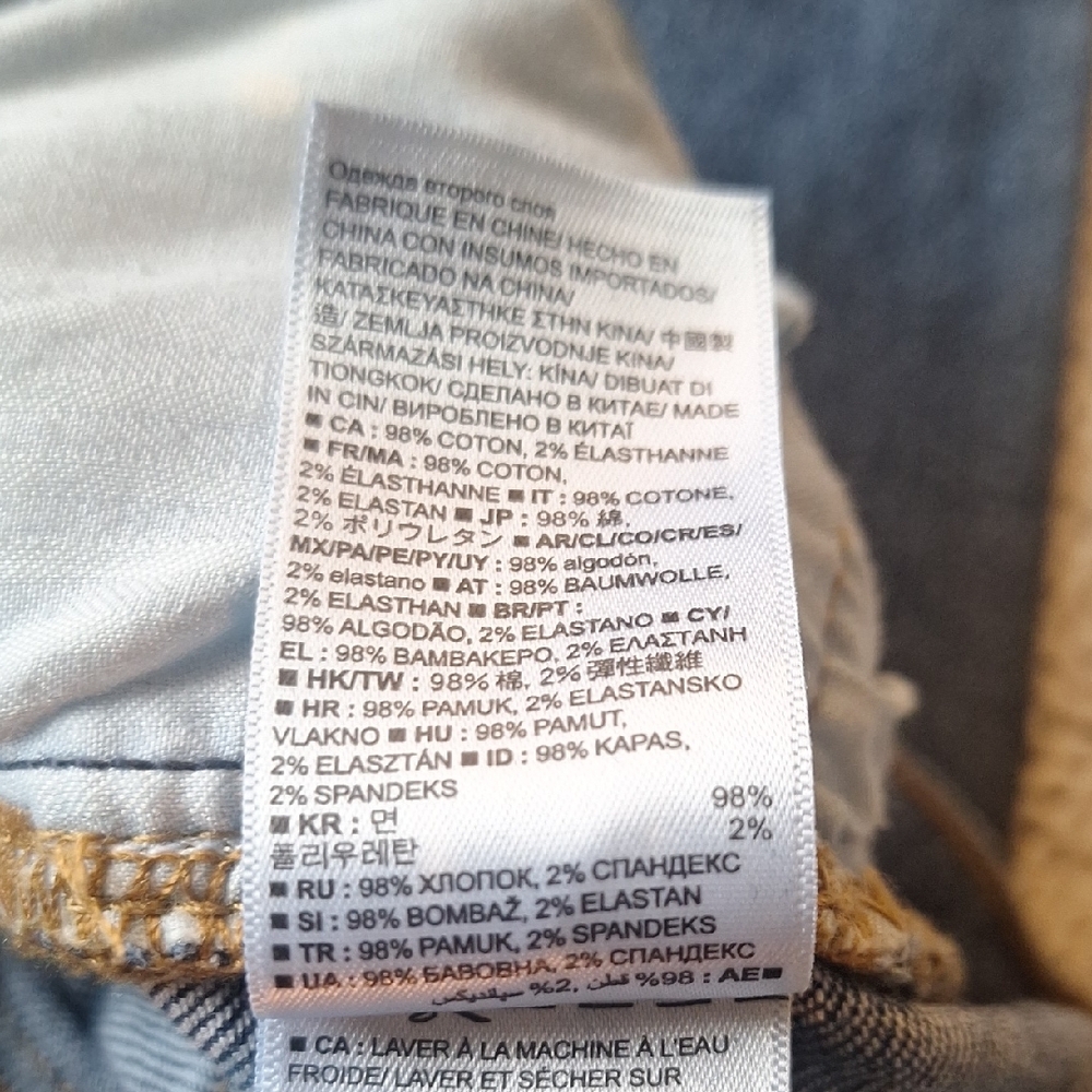 GAP Ladies Classic Indigo Straight Jeans Size 26 - Picture 9 of 12